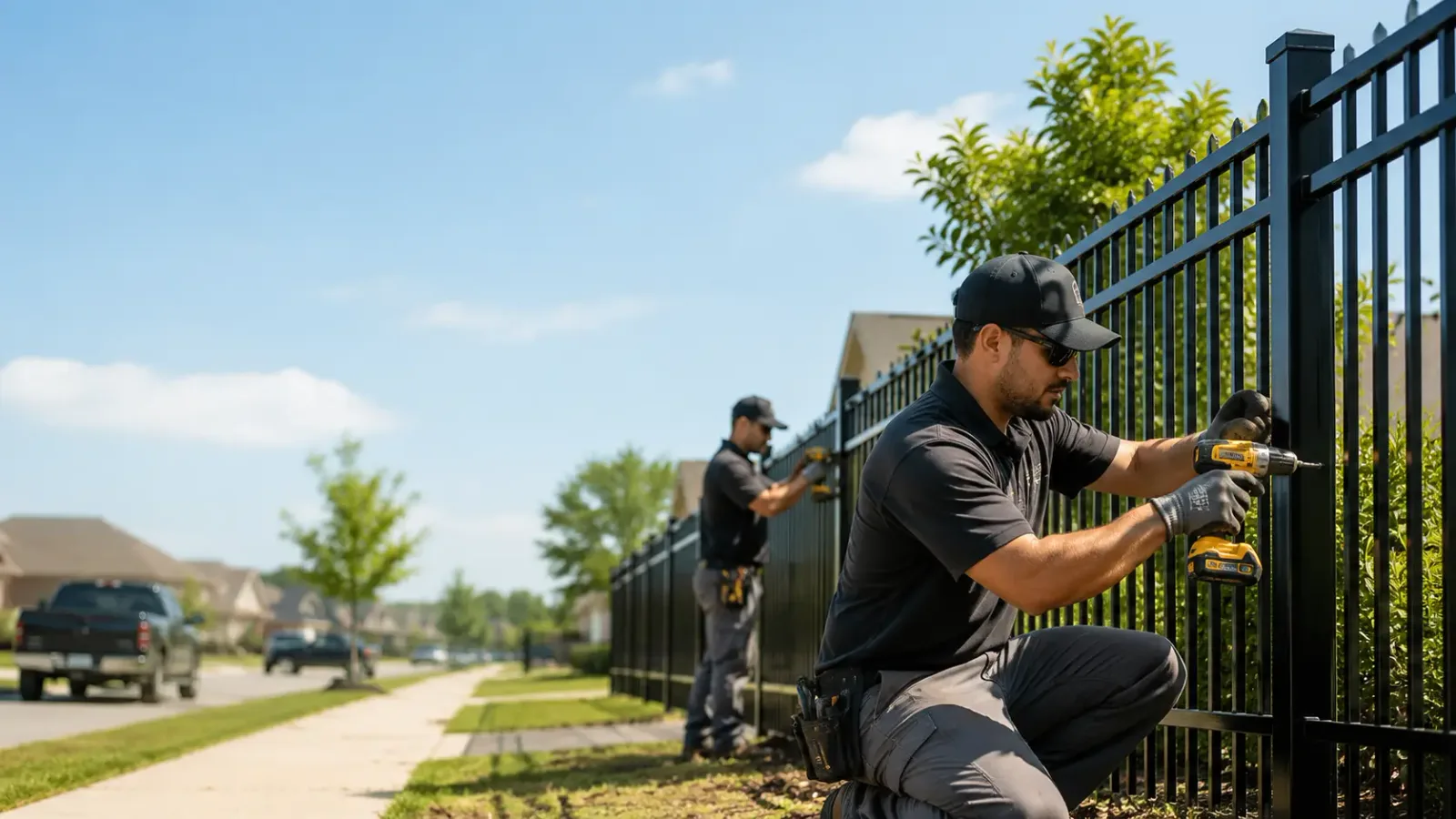 Metal Fence Installation in Courtland, VA